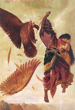 The abduction of Sita, Raja Ravi Varma. Gudi Padwa is associated with the joy of Rama’s victorious return from exile, after he defeated Ravana. The abduction of Sita, Raja Ravi Varma. Gudi Padwa is associated with the joy of Rama’s victorious return from exile, after he defeated Ravana.