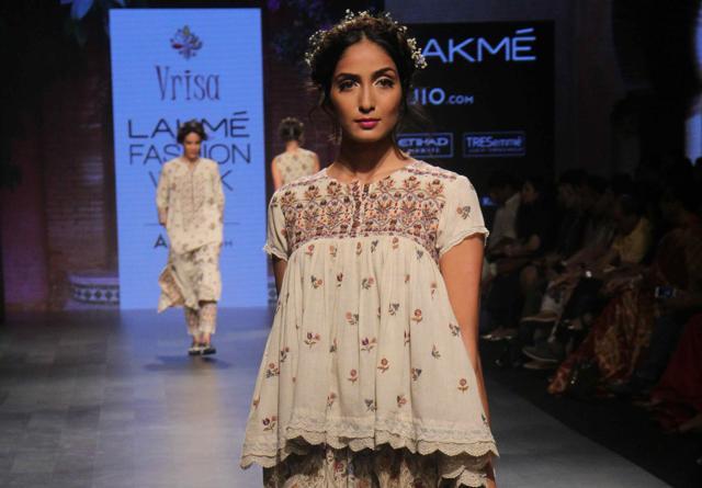 The Persian gardens inspired the Bagh-e-Gul collection by Rahul and Shikha.