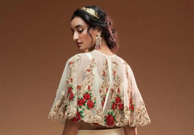 Distressed floral motifs, tone on tone with a hint of brightness is what designer Rashi Kapoor is working on. Distressed floral motifs, tone on tone with a hint of brightness is what designer Rashi Kapoor is working on.