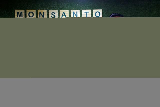 Dhiraj Pant, technology head of Monsanto Asia, poses inside his office in Gurugram on the outskirts of New Delhi. (REUTERS)