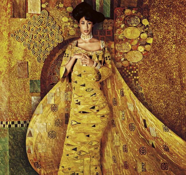 Portrait of Adele Bloch-Bauer I, (Chitrangada Singh); Rohit Chawla; Archival pigment print; 2010 (Photo courtesy: Tasveer) Portrait of Adele Bloch-Bauer I, (Chitrangada Singh); Rohit Chawla; Archival pigment print; 2010 (Photo courtesy: Tasveer)