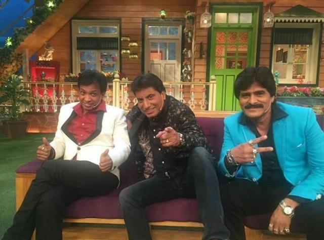 Sunil Pal, Raju Shrivastav and Ehsaan Qureshi on the show. Sunil Pal, Raju Shrivastav and Ehsaan Qureshi on the show.