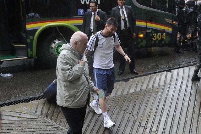 Lionel Messi was handed a four-match suspension after he verbally abused a match official. (AFP)