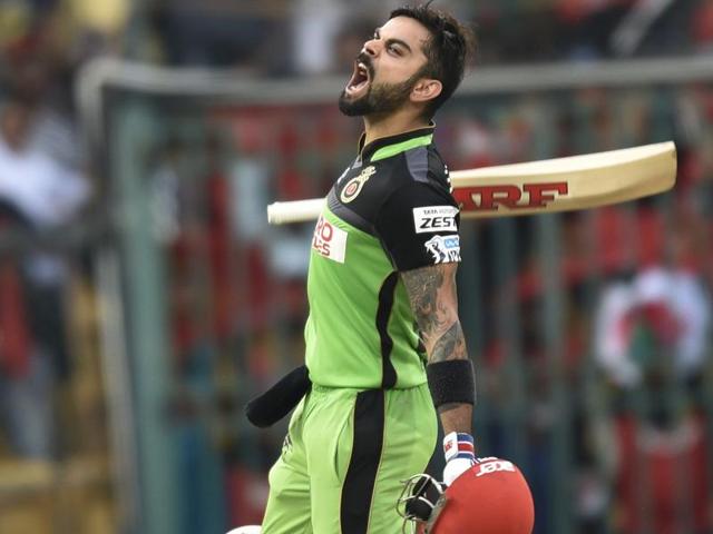 Having scored over 919 runs in 15 matches (as on May 28,2016),  RCB skipper Virat Kohli wears the Orange Cap as highest scorer this IPL edition. (Vipin Kumar / HT Photo) 