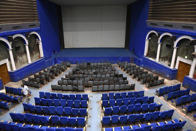 An inside view of the 84 year-old-Regal Cinema. (Saumya Khandelwal/HT PHOTO) An inside view of the 84 year-old-Regal Cinema. (Saumya Khandelwal/HT PHOTO)