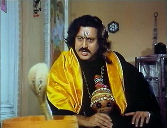 Anupam Kher in a still from Nigahein. Anupam Kher in a still from Nigahein.