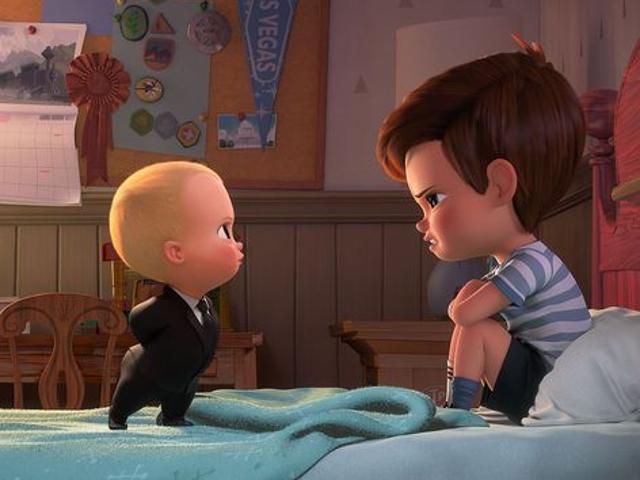 Alec Baldwin is expressive as the voice of the suit-wearing infant. Alec Baldwin is expressive as the voice of the suit-wearing infant.
