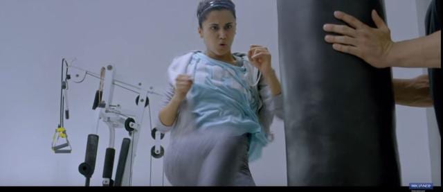 Taapsee looks powerful and convincing in the action sequences of Naam Shabana.
