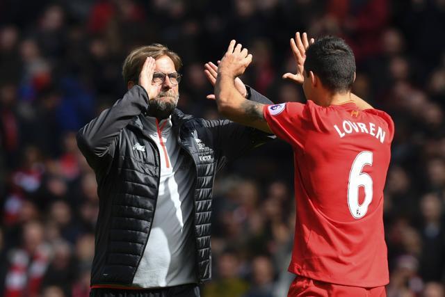 Liverpool F.C.’s win over Everton F.C. has ensured that the gap with Chelsea F.C. has reduced. (AFP) Liverpool F.C.’s win over Everton F.C. has ensured that the gap with Chelsea F.C. has reduced. (AFP)