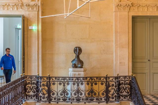 The interior of the Musee Picasso in Paris. Dedicated to the works of the Spanish artist, this art gallery is located in Hotel Sale of the French capital. (Shutterstock)
