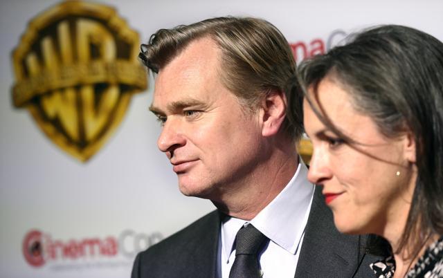 Nolan with his wife Emma Thomas, who is also Dunkirk’s producer, at CinemaCon 2017. (AP) Nolan with his wife Emma Thomas, who is also Dunkirk’s producer, at CinemaCon 2017. (AP)