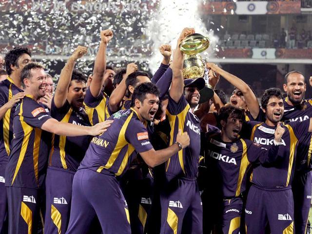 Riding on brilliant shows from Manvinder Bisla and Jacques Kallis, Kolkata Knight Riders (KKR) defeated Chennai Super Kings (CSK) to win their maiden IPL title in 2012. (AFP-PHOTO-Dibyangshu-SARKAR-) Riding on brilliant shows from Manvinder Bisla and Jacques Kallis, Kolkata Knight Riders (KKR) defeated Chennai Super Kings (CSK) to win their maiden IPL title in 2012. (AFP-PHOTO-Dibyangshu-SARKAR-)