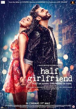 Arjun Kapoor and Shraddha Kapoor on the poster of Half Girlfriend. Arjun Kapoor and Shraddha Kapoor on the poster of Half Girlfriend.