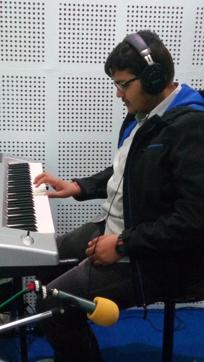 Lakshay Sharma plays the synthesiser and loves to participate in quizzing competitions. (Handout image) Lakshay Sharma plays the synthesiser and loves to participate in quizzing competitions. (Handout image)