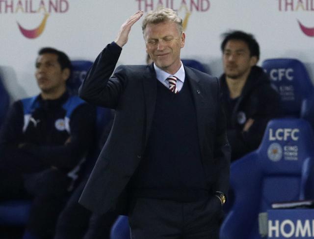 David Moyes, Sunderland manager, had to apologise after being caught on camera threatening to “slap” a female television reporter. (REUTERS) David Moyes, Sunderland manager, had to apologise after being caught on camera threatening to “slap” a female television reporter. (REUTERS)