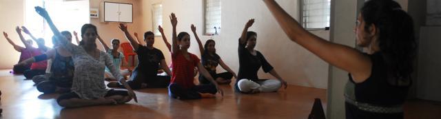 Zia Nath taking a workshop.