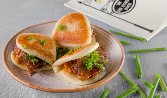 Pork Belly Buns with fermented kimchi and apple butter at One Street Over (Photo courtesy: One Street Over )