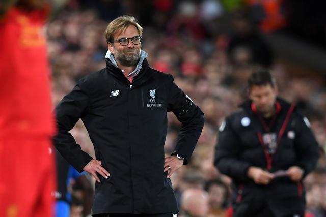 Liverpool F.C. manager Jurgen Klopp was denied a win against Bournemouth AFC as the team drew 2-2 to fall behind in the race for the Champions League spot. (AFP)
