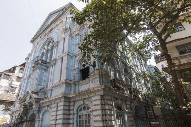 The synagogue features a mixture of neo-Classical and Gothic-Victorian architecture (Aalok Soni/ HT Photo)
