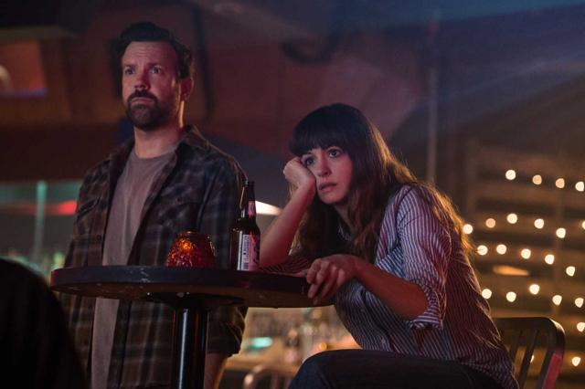 Jason Sudeikis co-stars as Oscar, a childhood friend of Gloria’s who now runs a bar in her hometown, and seems to also have a rather sinister side.