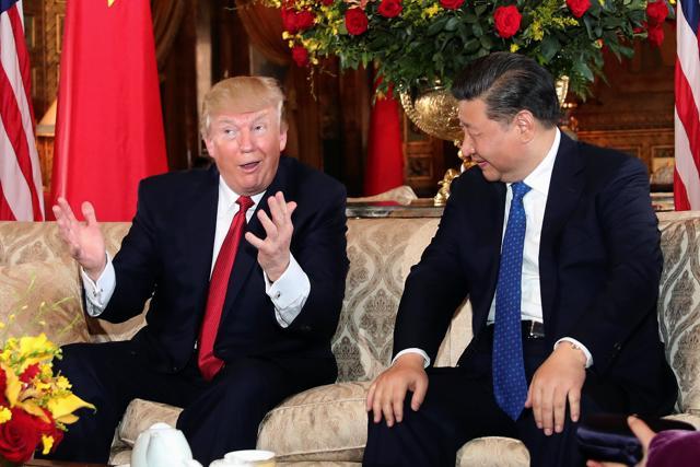 US President Donald Trump interacts with Chinese President Xi Jinping at Mar-a-Lago state in Palm Beach, Florida. (Reuters Photo) US President Donald Trump interacts with Chinese President Xi Jinping at Mar-a-Lago state in Palm Beach, Florida. (Reuters Photo)