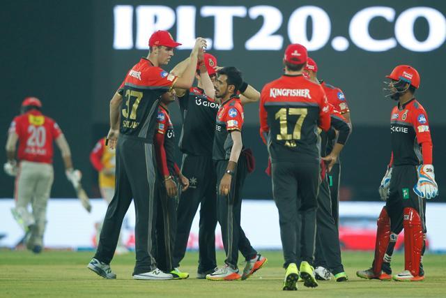Yuzvendra Chahal got the wicket of Axar Patel but Hashim Amla held firm for Kings XI Punjab. (BCCI)