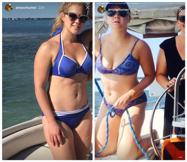 Take that, body shamers! Amy Schumer in a bikini is more than just a  fashion statement