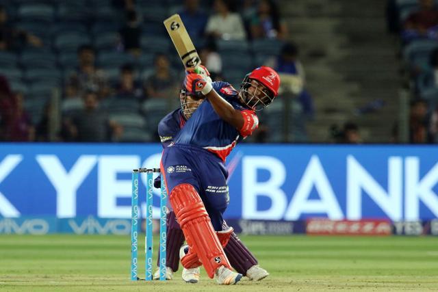Rishabh Pant started in aggressive fashion by slamming two sixes off Rajat Bhatia. (BCCI) Rishabh Pant started in aggressive fashion by slamming two sixes off Rajat Bhatia. (BCCI)