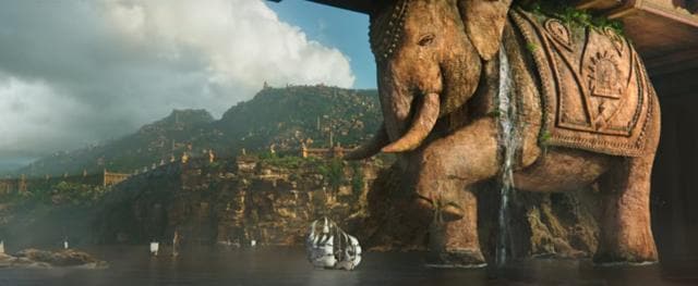 Baahubali franchises uses computer-generated imagery to depict ancient kingdoms and bloody wars in a quintessentially Indian battle of good versus evil.