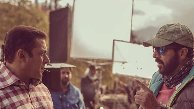 Salman Khan (L) and director Kabir Khan.