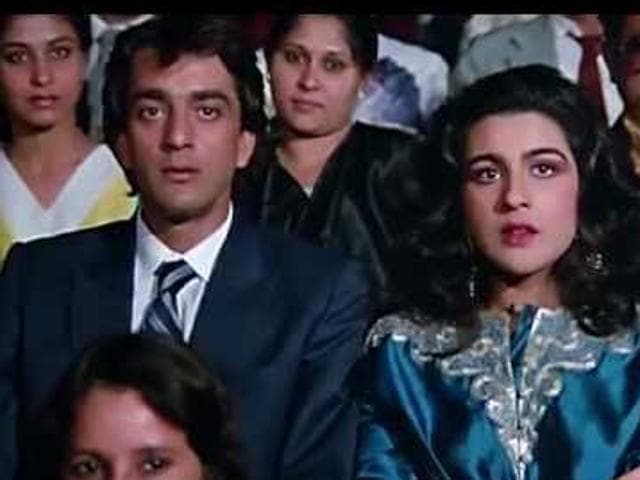 A still from the song Chitthi Aayi Hai (Naam; 1986), one of Udhas’ most popular songs. (HT Photo)