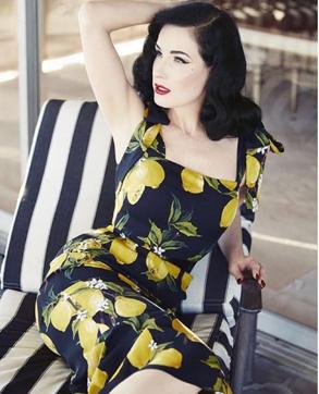 Vintage-y fruit prints look great in summer. (Photo: Facebook )