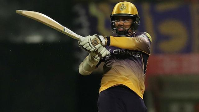 Sunil Narine blazed away to 37 off 18 balls against Kings XI Punjab while opening the batting with Gautam Gambhir. (BCCI)