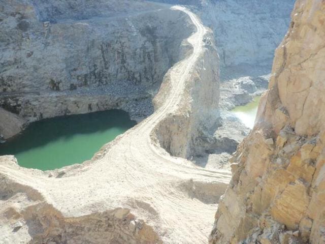 Sand mining contributes to land erosion, compromising water security, affecting climate and many more fatal calamities. (HT photo) Sand mining contributes to land erosion, compromising water security, affecting climate and many more fatal calamities. (HT photo)