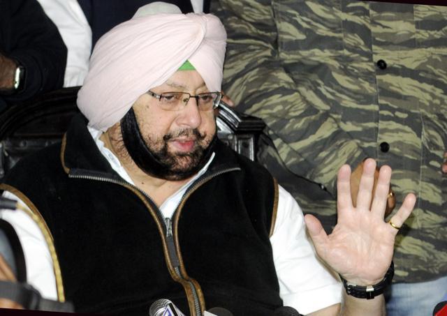 Punjab chief minister Amarinder Singh. (HT File) Punjab chief minister Amarinder Singh. (HT File)