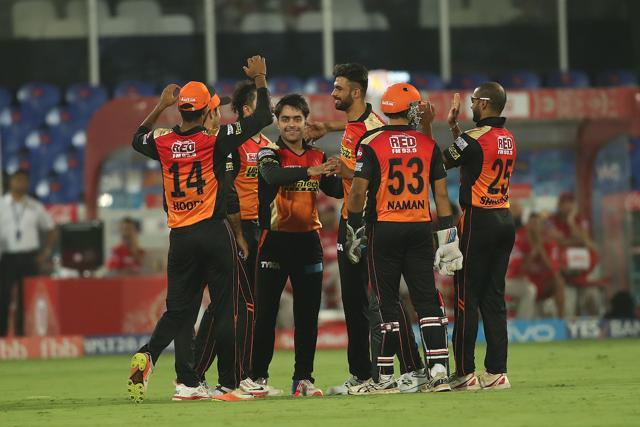 Rashid Khan picked up two wickets to pull Sunrisers Hyderabad back in the game. (BCCI)