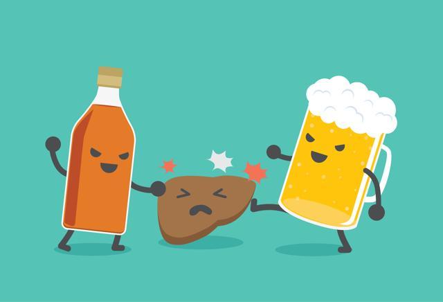 Drinking too much alcohol is bad for your liver. (Shutterstock) Drinking too much alcohol is bad for your liver. (Shutterstock)