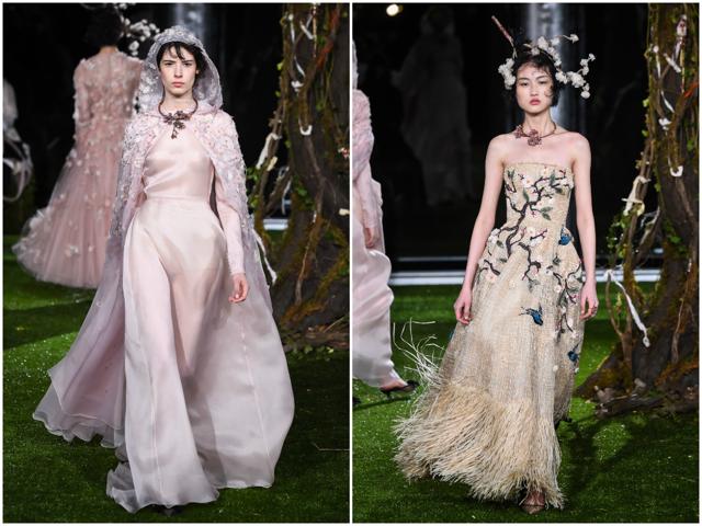 Dior Haute Couture Cherry Blossom Gowns in Tokyo, Japan - Dior Couture Show  Tokyo Japan