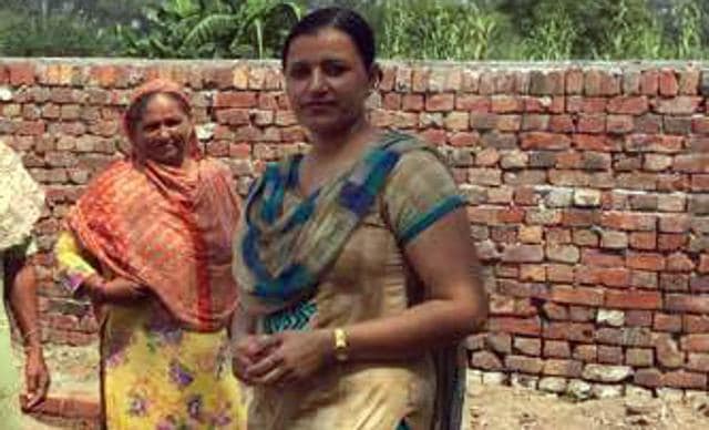 Sarpanch Sukhbir KAur, a post graduate in English, who led the village’s development (HT Photo) Sarpanch Sukhbir KAur, a post graduate in English, who led the village’s development (HT Photo)
