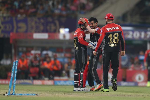 Yuzvendra Chahal grabbed three wickets as Kolkata Knight Riders collapsed against Royal Challegers Bangalore. (BCCI)