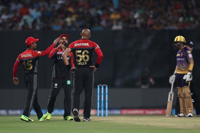 Tymal Mills got the big wicket of Gautam Gambhir for 14. (BCCI)