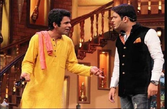 Sunil Grover and Kapil Sharma in a still from The Kapil Sharma Show.