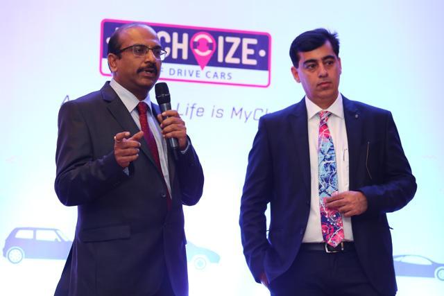 Pankaj Jain (L) with Sandeep Gambhir at the press conference on Tuesday. (Company handout)