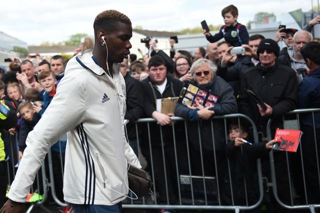 Manchester United's French midfielder Paul Pogba is unfit for Thursday’s English Premier League football match vs Manchester City (AFP) Manchester United's French midfielder Paul Pogba is unfit for Thursday’s English Premier League football match vs Manchester City (AFP)