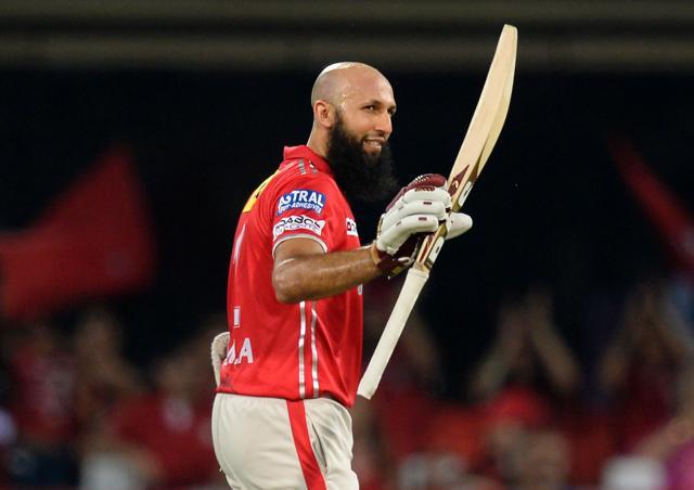 Kings XI Punjab’s South African batting star Hashim Amla is the leading batsman of IPL 2017 as of April 26. Amla hit a 60-ball 104 not out to help KXIP post 198-4 but Mumbai Indians achieved the target with 27 balls to spare during their eight-wicket win in Indore on April 20. (AFP) Kings XI Punjab’s South African batting star Hashim Amla is the leading batsman of IPL 2017 as of April 26. Amla hit a 60-ball 104 not out to help KXIP post 198-4 but Mumbai Indians achieved the target with 27 balls to spare during their eight-wicket win in Indore on April 20. (AFP)