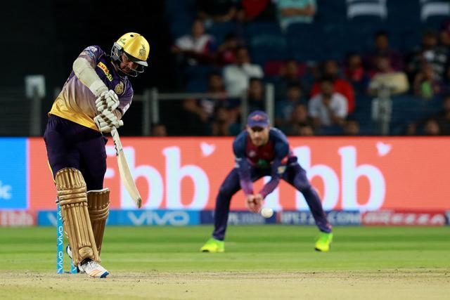 Sunil Narine started aggressively for KKR against RPS. (BCCI)