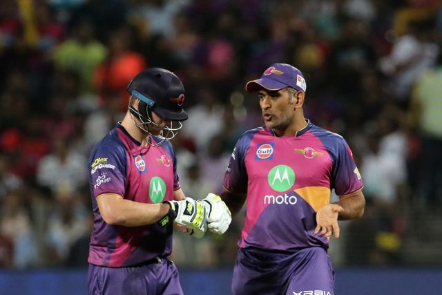 MS Dhoni and Steve Smith boosted Rising Pune Supergiant against Kolkata Knight Riders. (BCCI) MS Dhoni and Steve Smith boosted Rising Pune Supergiant against Kolkata Knight Riders. (BCCI)