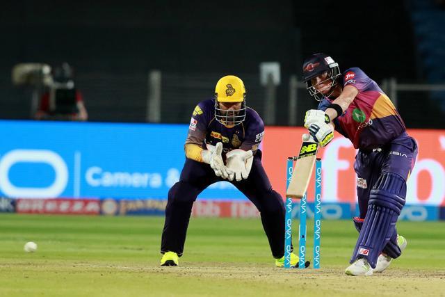 Steve Smith shared a good partnership with Ajinkya Rahane to boost Rising Pune Supergiant. (BCCI)