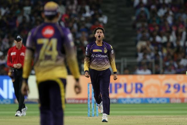 Kuldeep Yadav picked up two wickets in his final over, including that of MS Dhoni. (BCCI) Kuldeep Yadav picked up two wickets in his final over, including that of MS Dhoni. (BCCI)