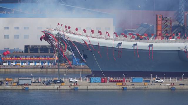 Chinas first domestically built aircraft carrier. (Reuters Photo) Chinas first domestically built aircraft carrier. (Reuters Photo)